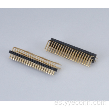 Conector PCB de encabezado de pasador de lanzamiento de 1.0 mm